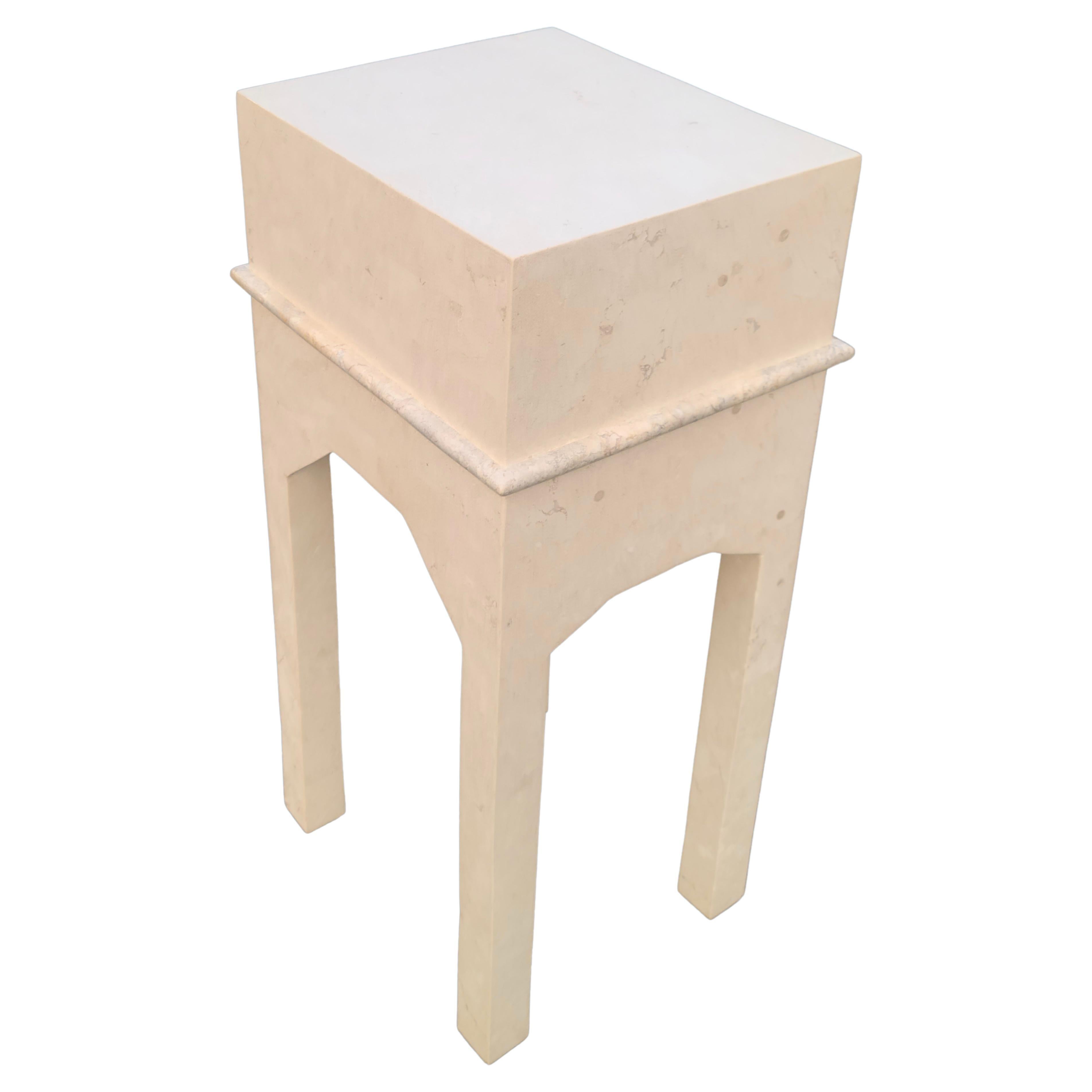 Maitland Smith Tessellated Stone Side Table For Sale 3