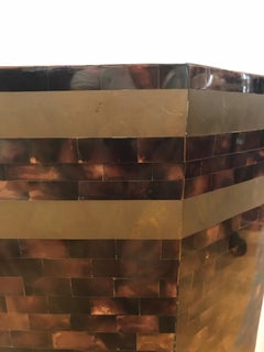 Maitland-Smith Wine Cooler Tortoise Shell Octagonal Hinged Cellarette George III