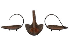 Ciotole tribali in resina di Maitland Smith, set di 3 pezzi