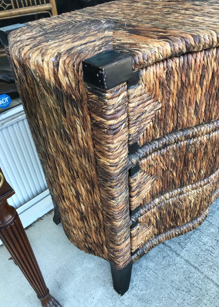 Maitland Smith "Tropical" Rope Dresser For Sale at 1stDibs