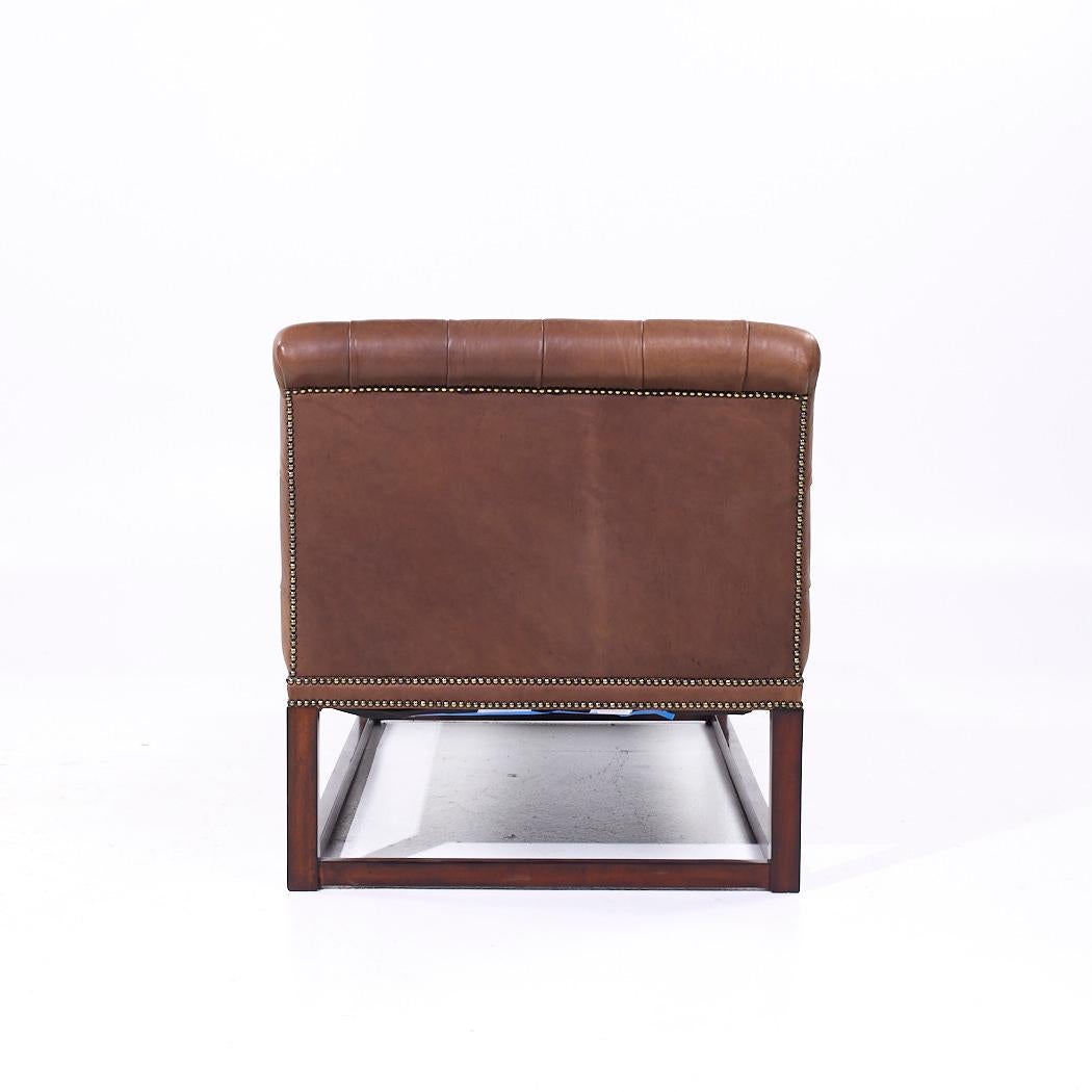 Chaise in pelle con inserti di Maitland Smith In condizioni buone in vendita a Countryside, IL