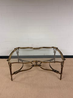 Maitland Smith Venice Solid Brass Coffee Table