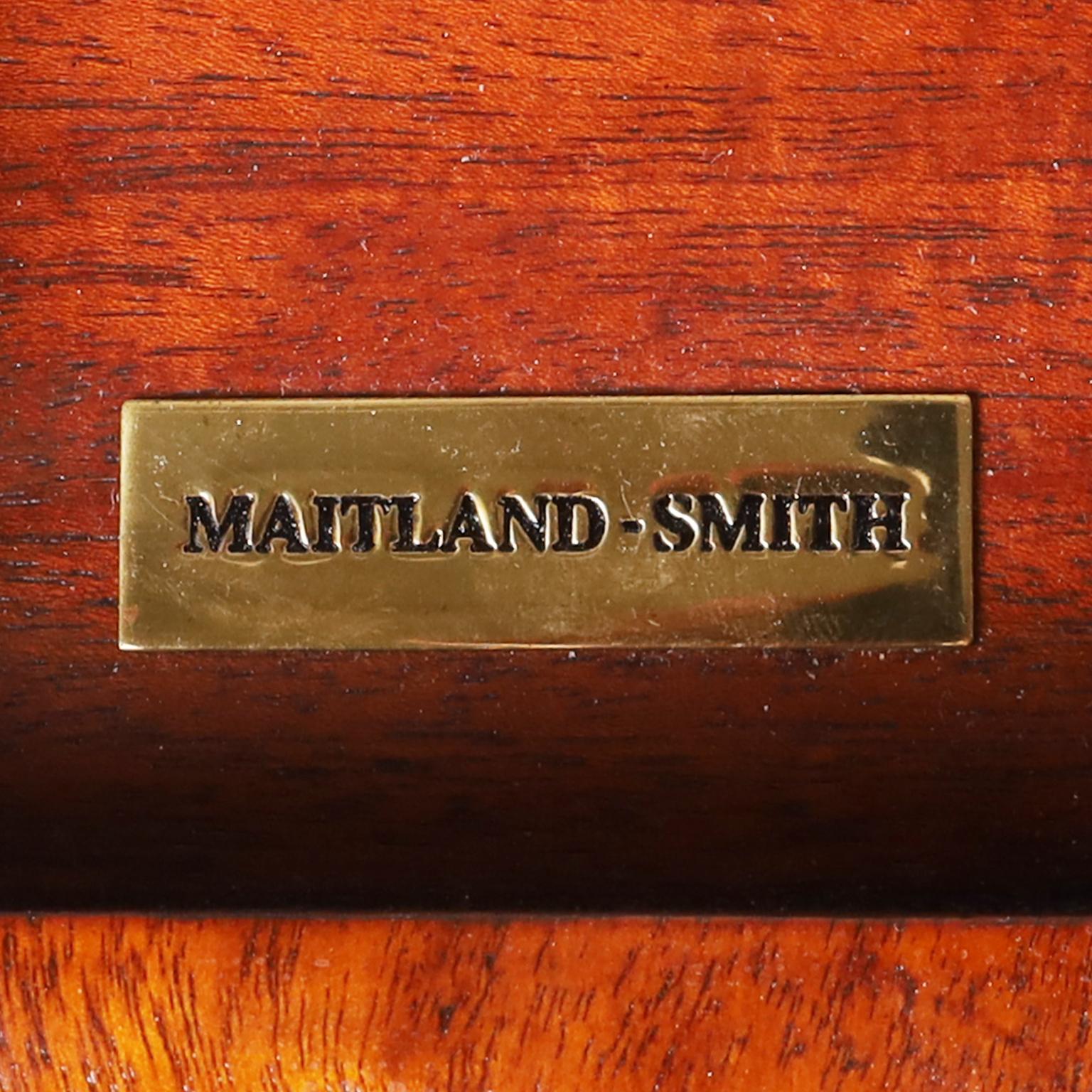 Maitland-Smith Vintage Faux Trunk Convertible Foldout Desk 3
