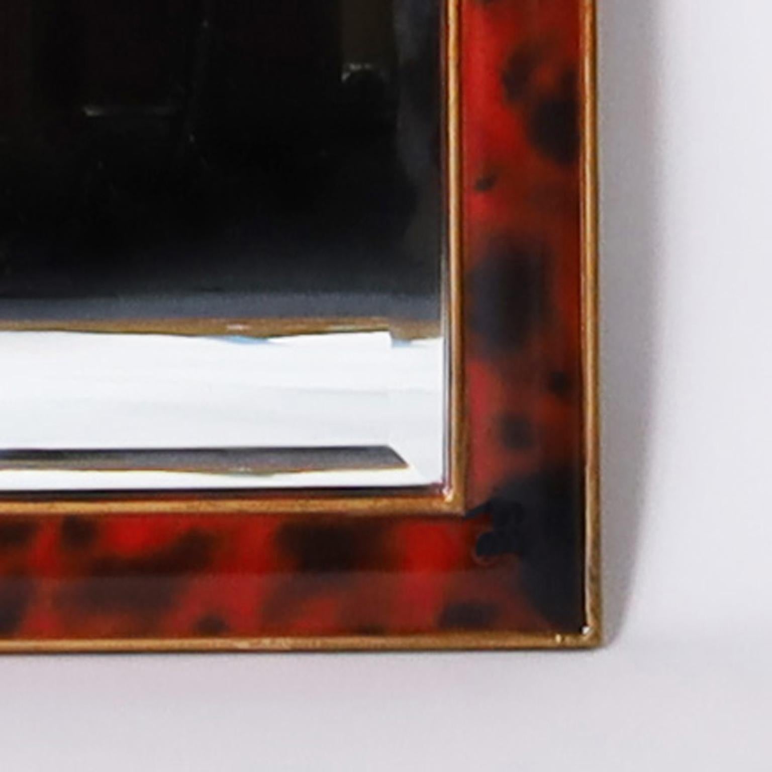 20ième siècle Miroir mural vintage de style vénitien Maitland-Smith en vente