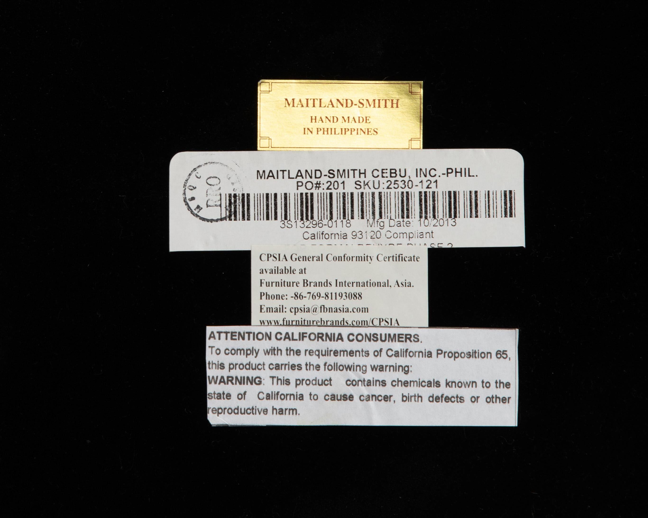 Maitland Smith Wood Brass Tray Philippines 2013 Discontinued For Sale 6