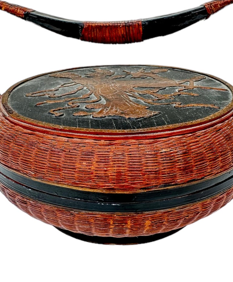 Boîte Décorative Vintage Maitland Smith En Pierre Tessellée Et Laiton Sur Bois Fruitier