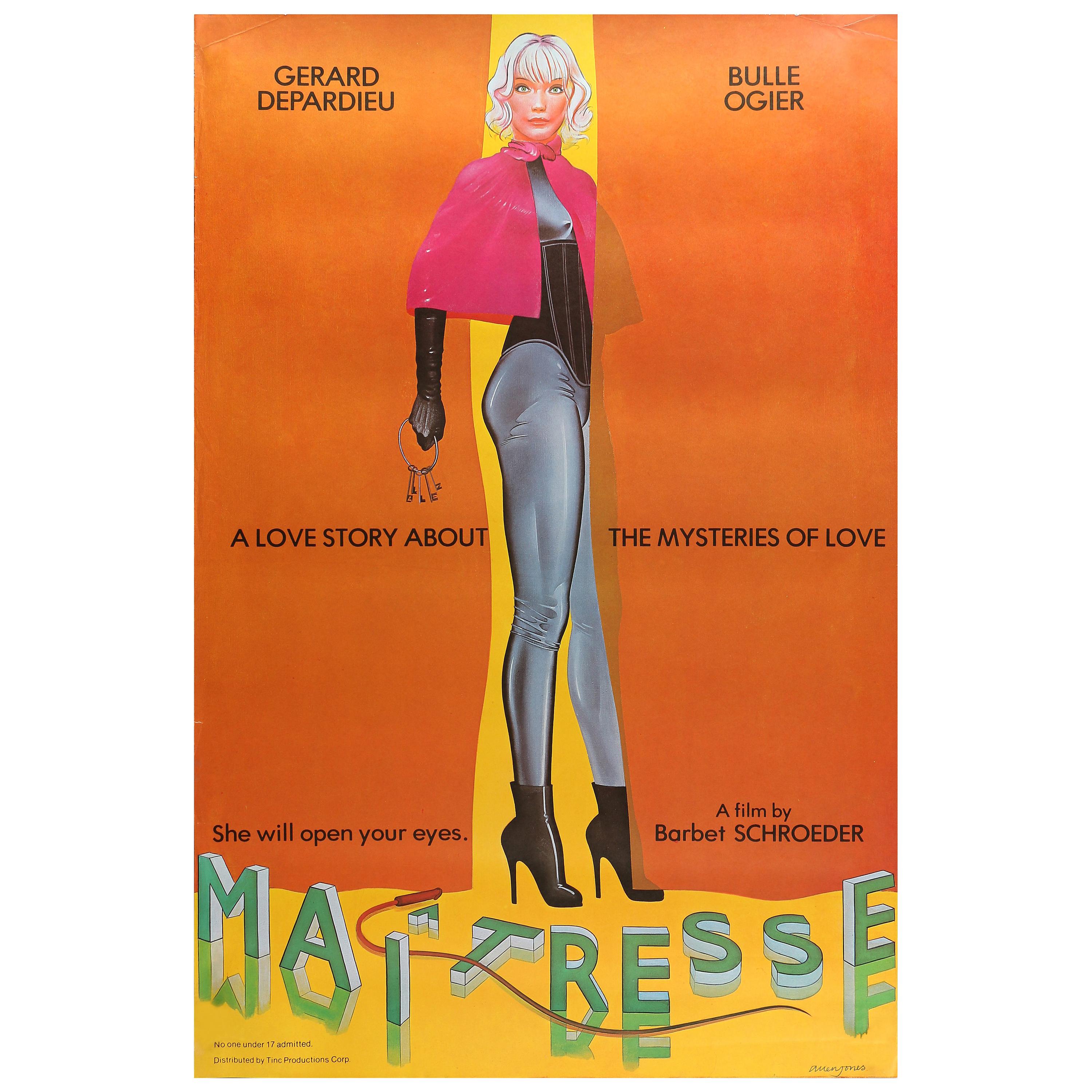 'Maîtresse' US Film Poster by Allen Jones, 1976
