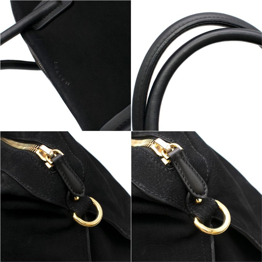 Maiyet Como Maiyet Schwarze große Umhängetasche im Angebot 3