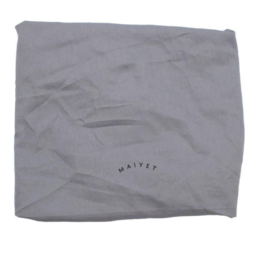 Maiyet Como Maiyet Schwarze große Umhängetasche im Angebot 5