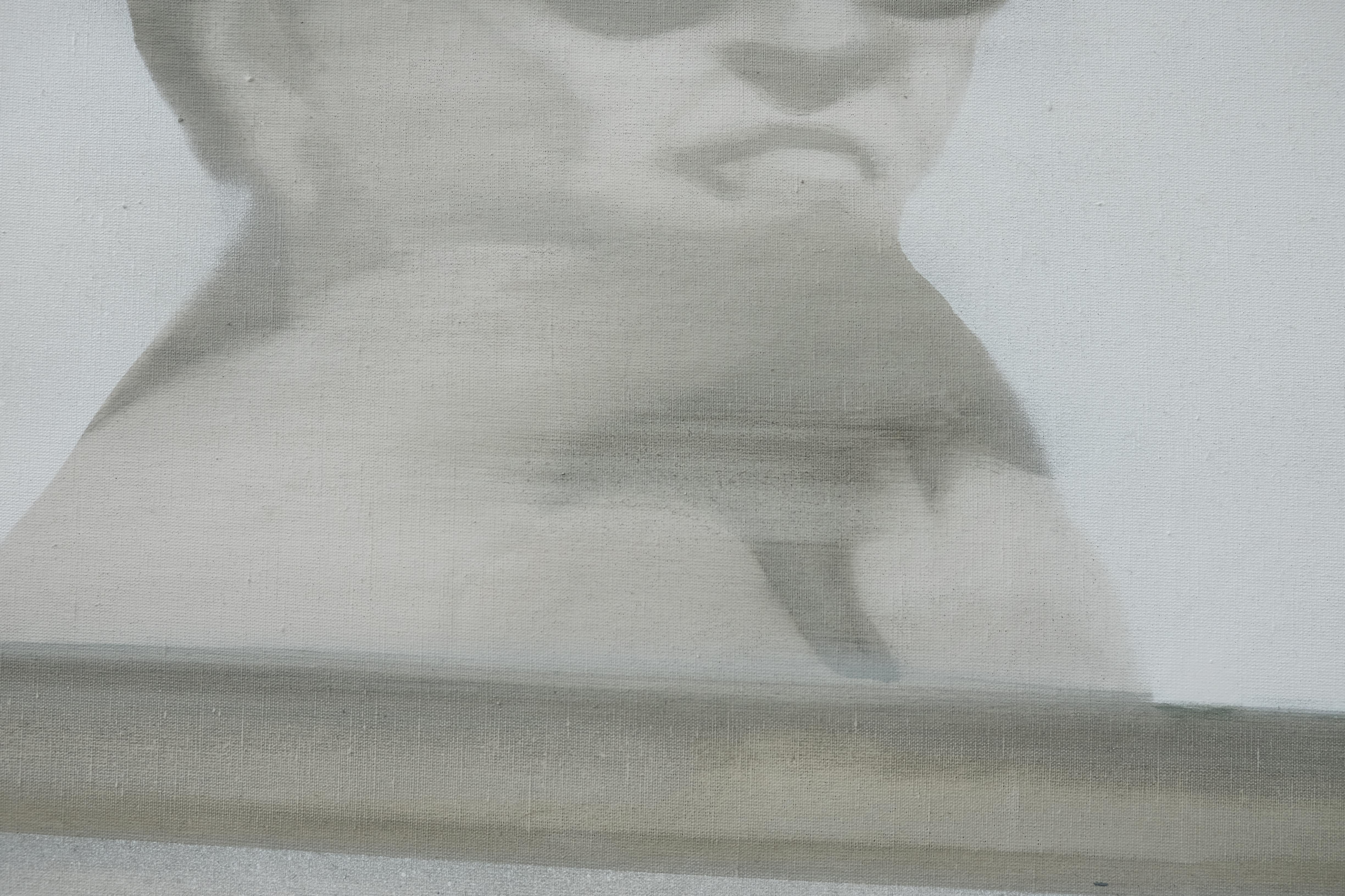 Olio e vernice spray su tela - Pittura di un artista emergente - Painting Contemporaneo di Maja Masyte