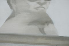 Pintura al óleo y aerosol sobre lienzo - Figurativo - Pareja - Blanco