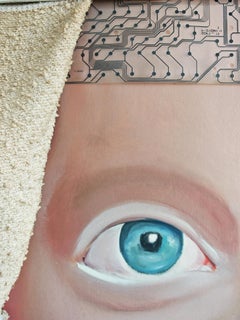 Maja Skenderović – Portrait en techniques mixtes explorant l'identité et la mémoire