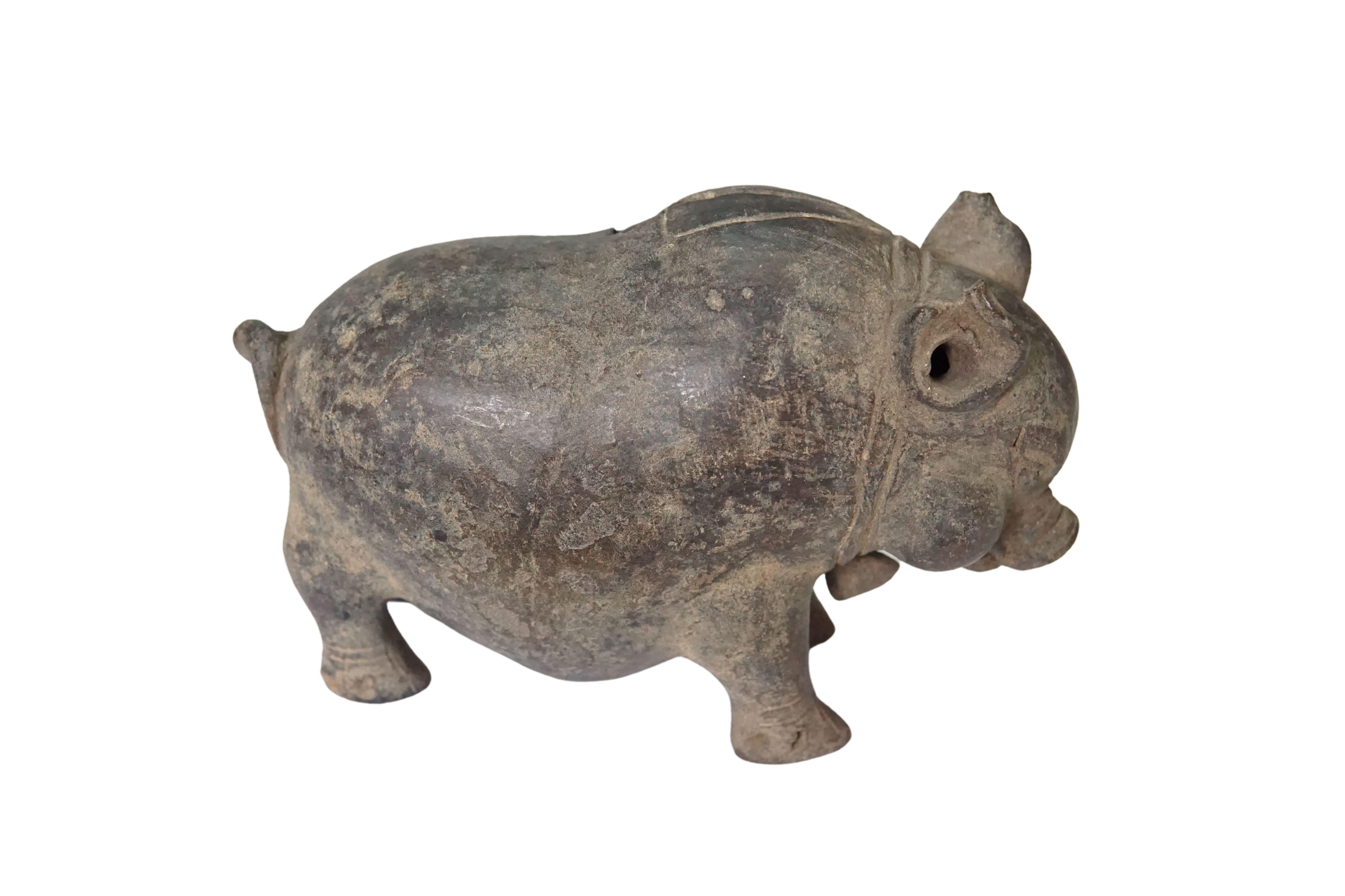 This Majapahit boar from Java is an early example of the 