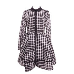 Vestito a quadri bianco e nero di Maje - EU 40