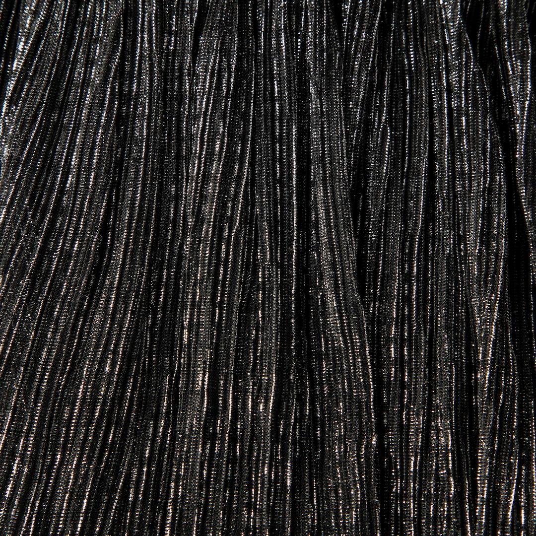 Maje Mini Playsuit metallizzato nero e argento Taglia M In condizioni Nuovo in vendita a London, GB
