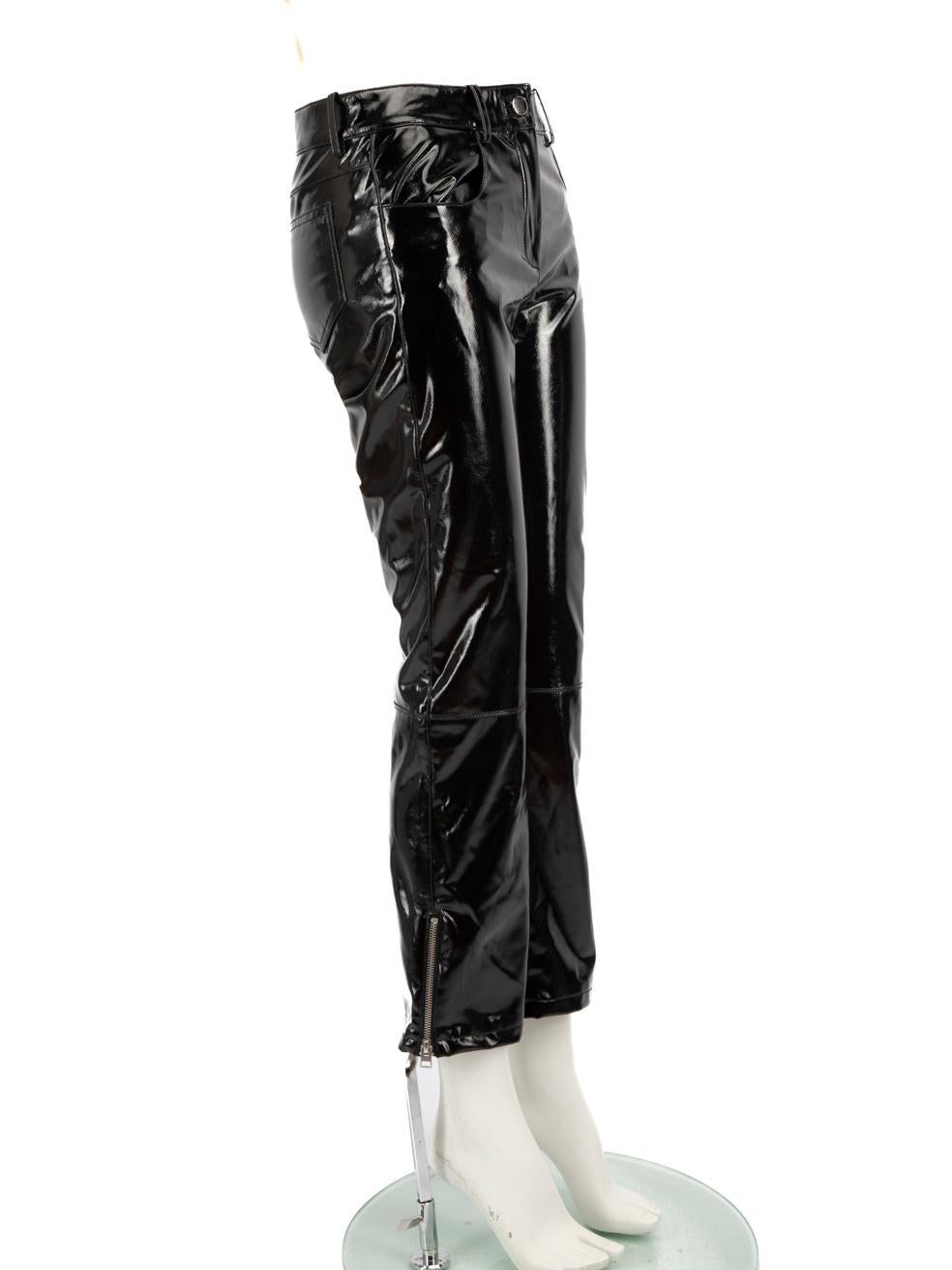 CONDITION is Very good. Hardly any visible wear to trousers is evident on this used Majedesigner resale item. Due to poor storage there are some loose threads around the waistline. This item comes with it's original tags
 Details
 Black
 Polyester
