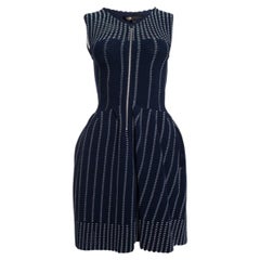 Maje, Blue pleated stretch dress