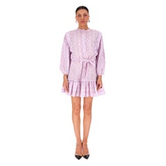 Mini Vestido Maje Broderie Anglaise Algodón