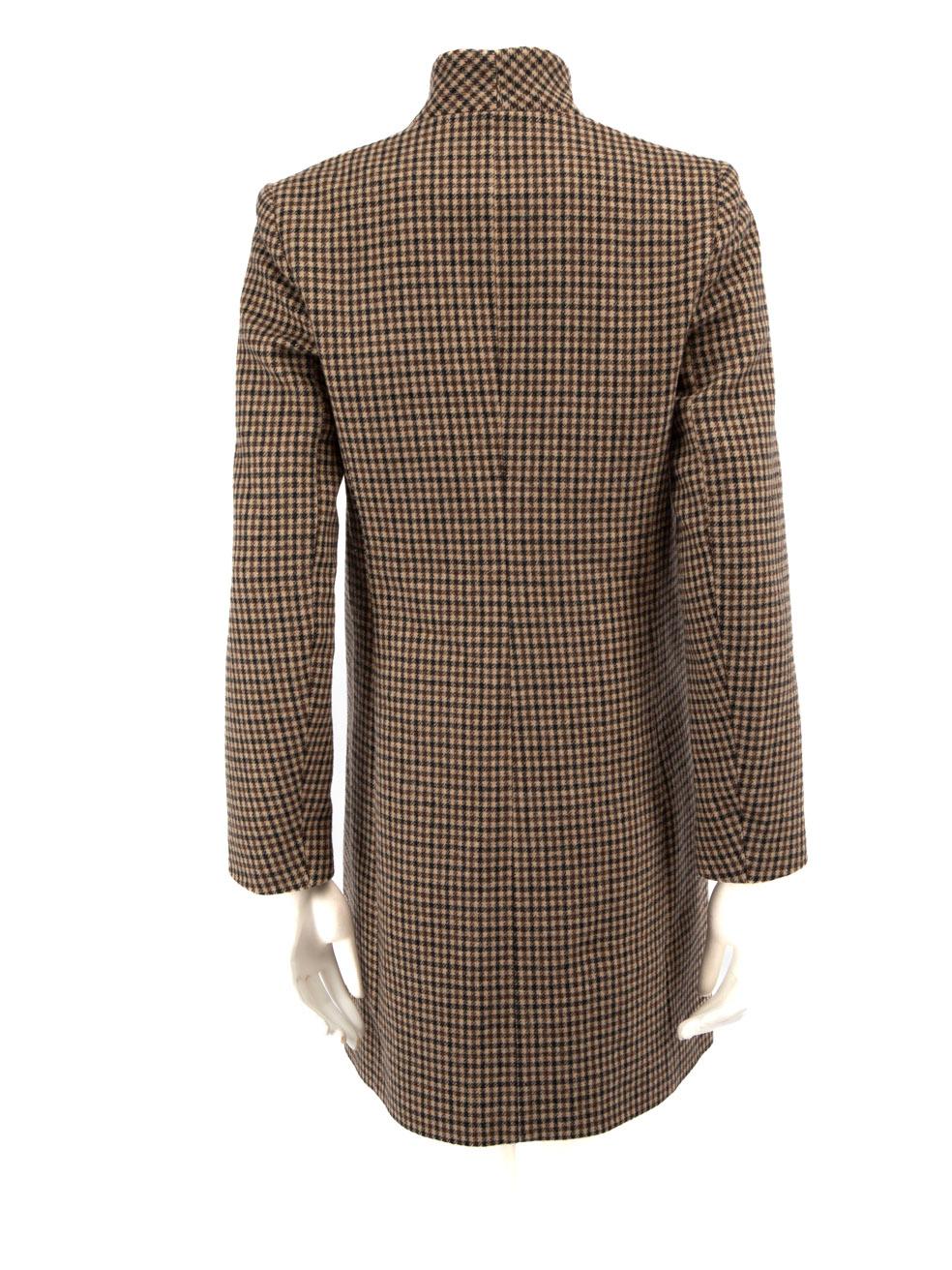 manteau maje pied de poule