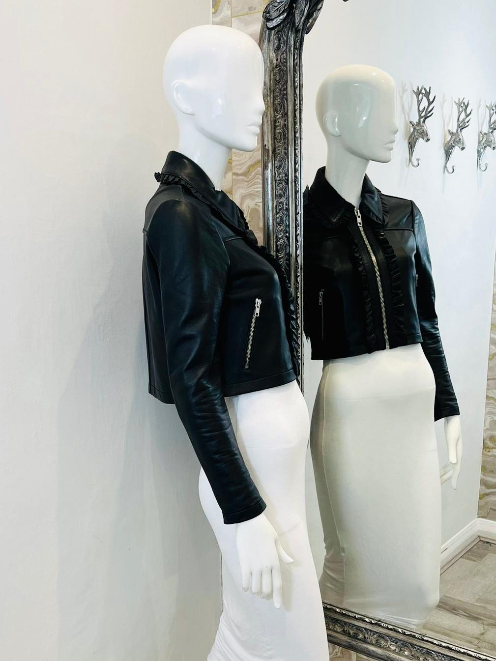 maje blouson cuir