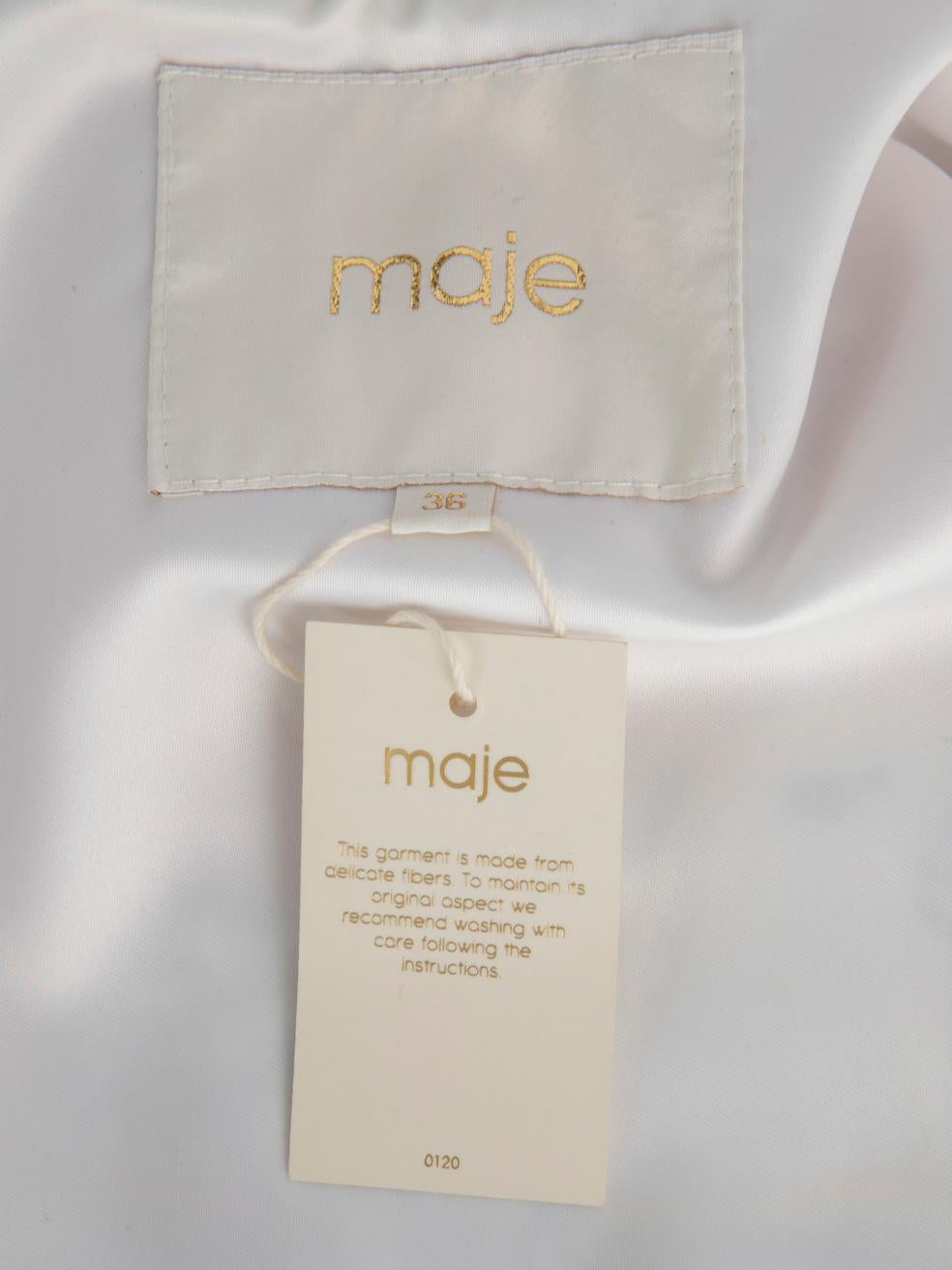  Bomber Maje brodé de fleurs taille S Pour femmes 