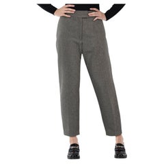 Maje Grey Slim Leg Trousers Size S