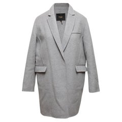 Maje Grey Wool Coat