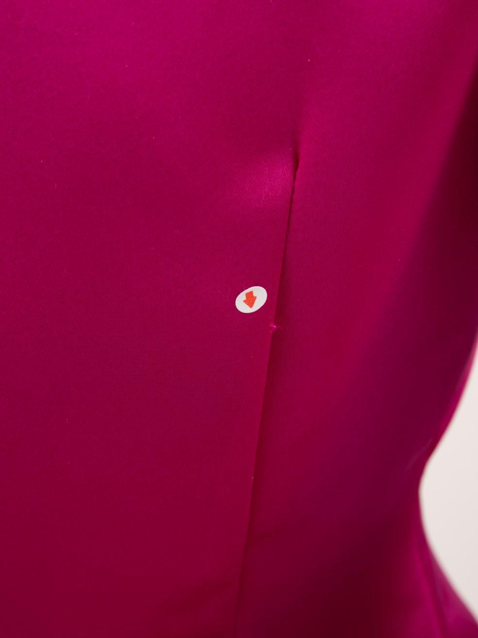Mini Vestido Maje Hot Pink Bubble Hem Talla M en venta 1