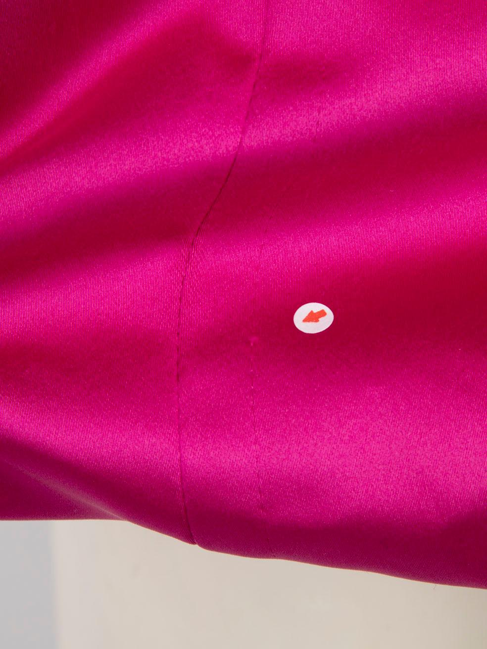 Mini Vestido Maje Hot Pink Bubble Hem Talla M en venta 2