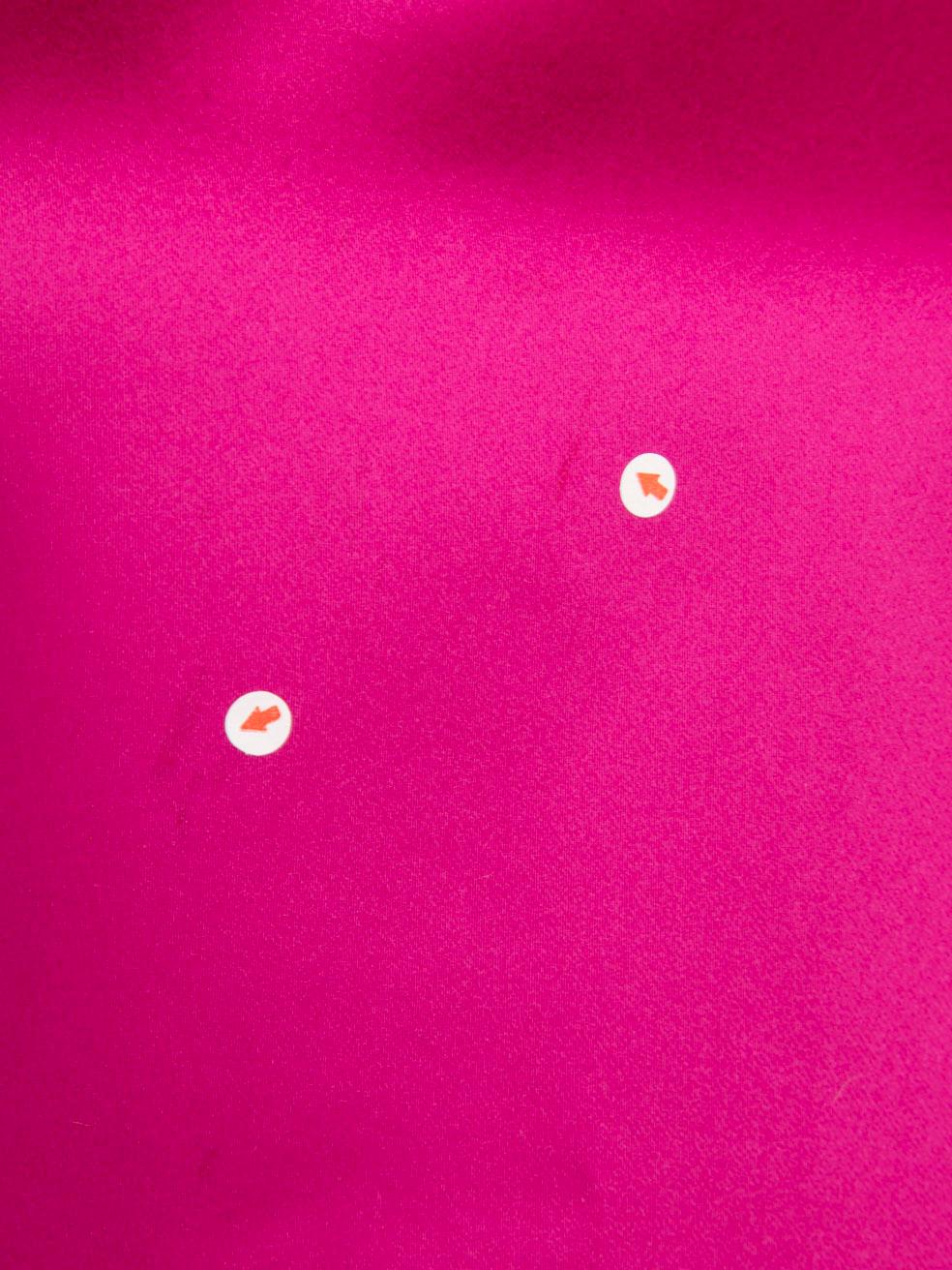 Mini Vestido Maje Hot Pink Bubble Hem Talla M en venta 4