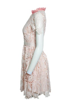 Maje, lace dress in pink