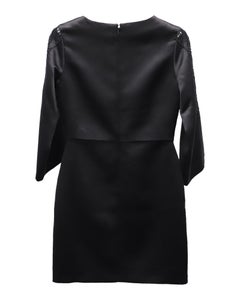 Miniabito in pizzo Maje in raso nero