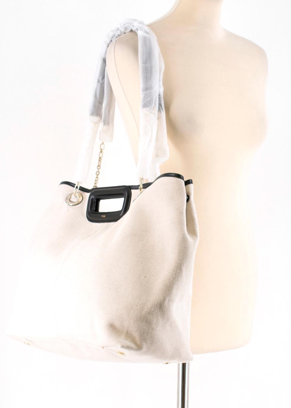  Maje M Fourre-tout en toile avec chaîne - Nouvelle saison Pour femmes 
