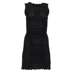Maje Mini Dress in Black Cotton