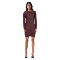 Mini abito a maniche lunghe in maglia di Maje taglia M.