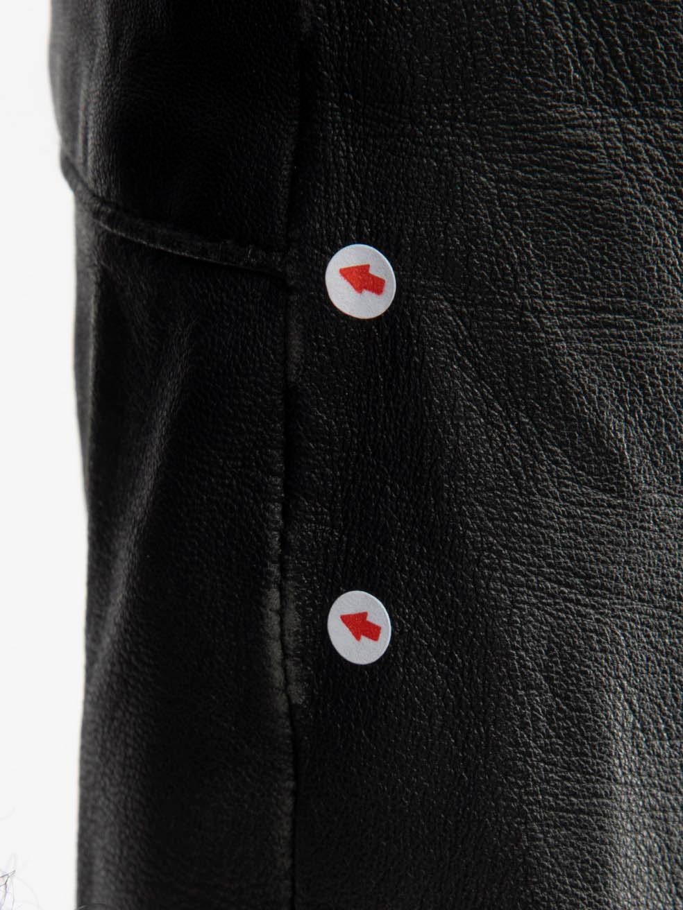 Donna Maje - Giacca con zip in tweed e pelle nera e marina - taglia L.A. in vendita