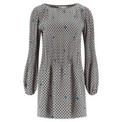 Vestido plisado estampado Maje