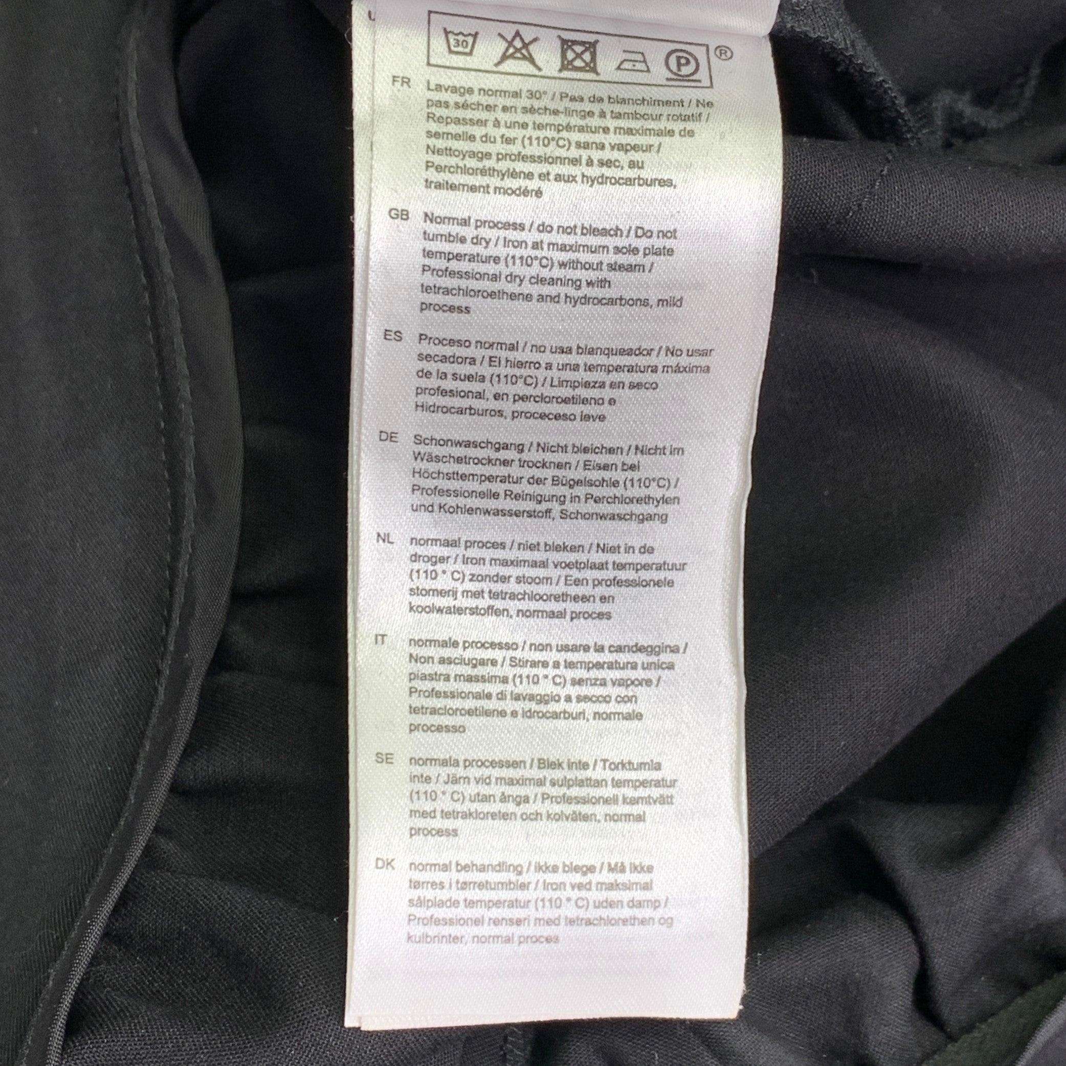 MAJE Size 2 Black Cotton Blend High Waisted Casual Pants For Sale 2