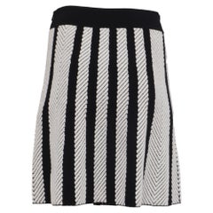 Maje Trapeze Mini Skirt in Black Polyamide