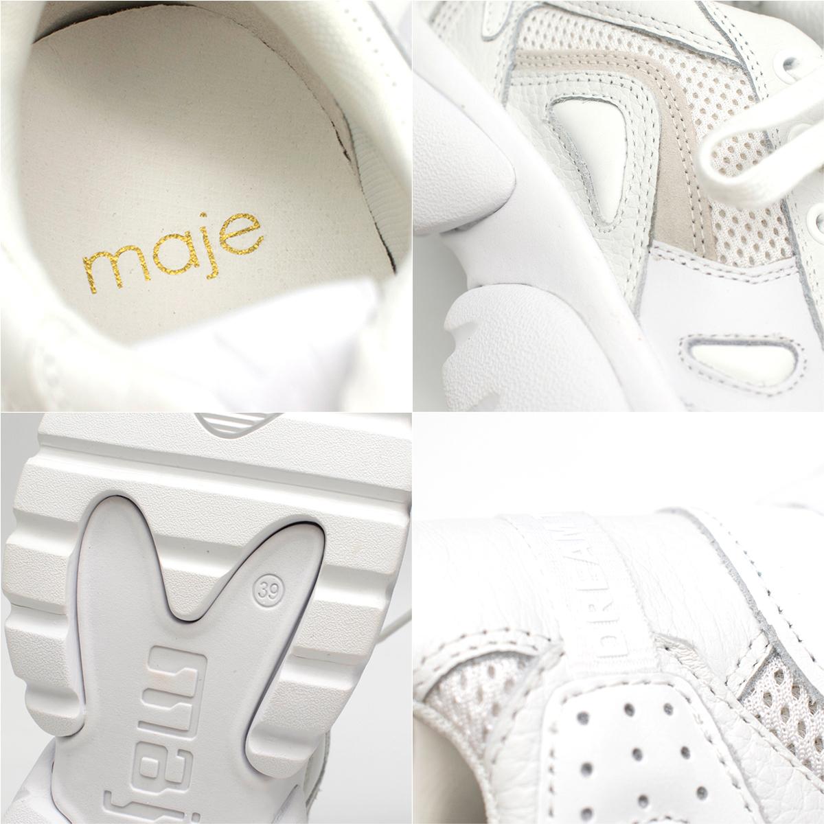 Maje W20 Urban Baskets en cuir Taille 39 3