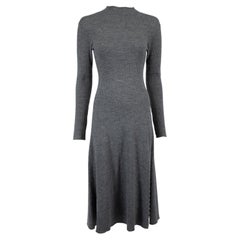 Maje Women's Long Sleeve Turtleneck Midi Dress