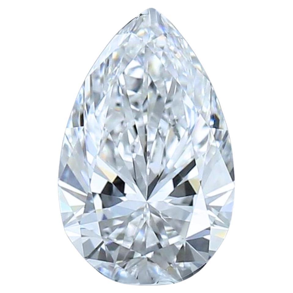Majestueux diamant taille poire de 0,70 carat, certifié GIA