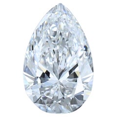Majestic 0.70ct Ideal Cut Pear-Shaped Diamond - GIA Certified