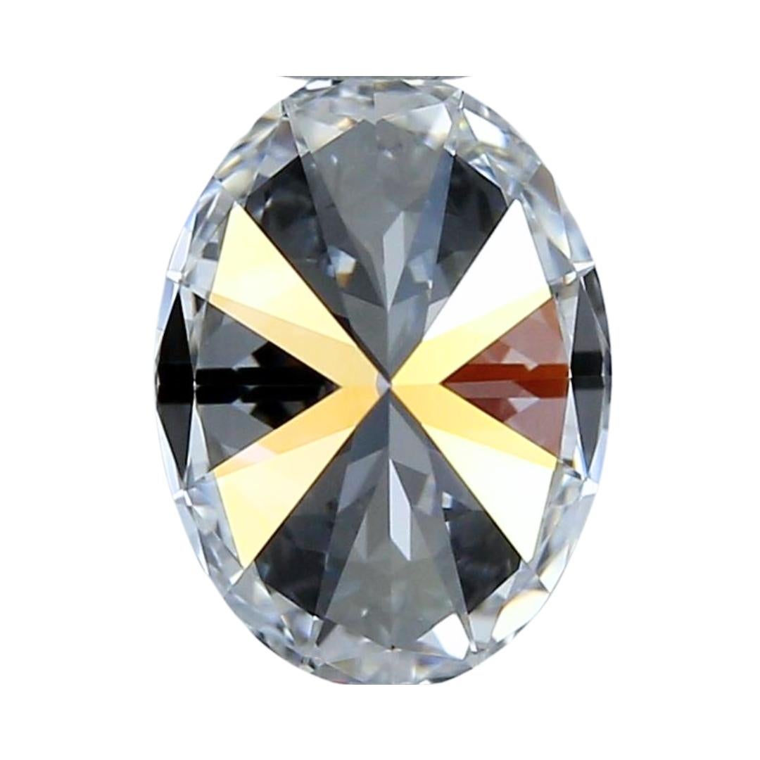 Majestic Diamant ovale taille idéale de 0,90 ct - certifié GIA Pour femmes en vente