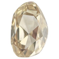 Diamante naturale SI1 giallo verdastro di taglio ovale da 0,92 carati