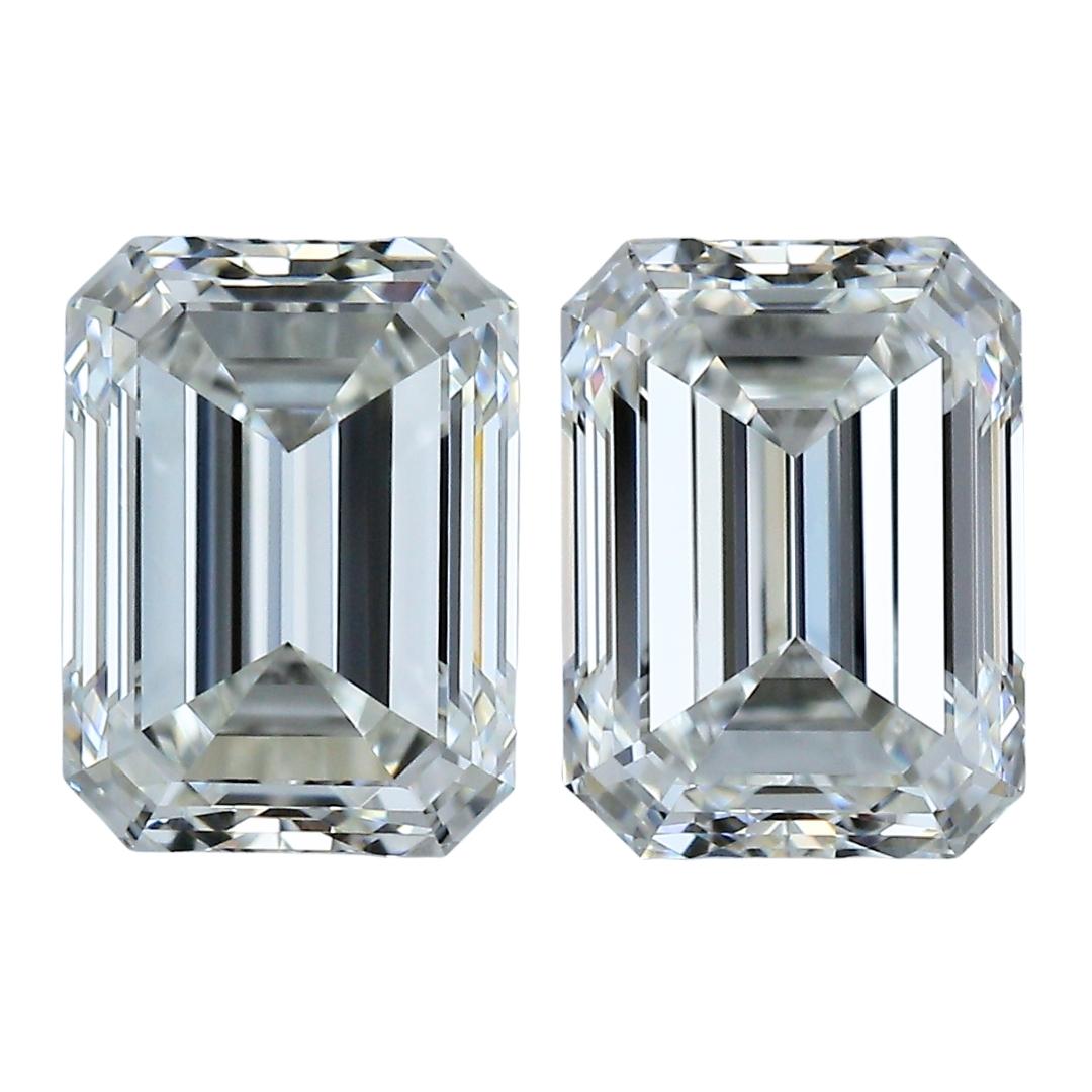 Majestic 1.82ct Ideal Cut Pair of Diamonds - GIA Certified For Sale 3