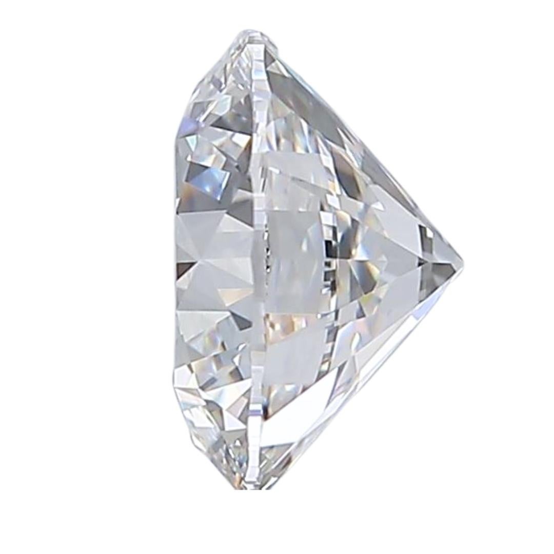 Taille ronde Majestueux diamant rond de 2,06 carats de taille idéale, certifié GIA