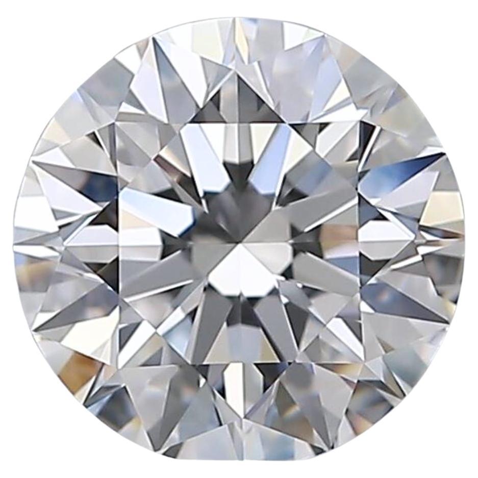 Majestueux diamant rond de 2,06 carats de taille idéale, certifié GIA