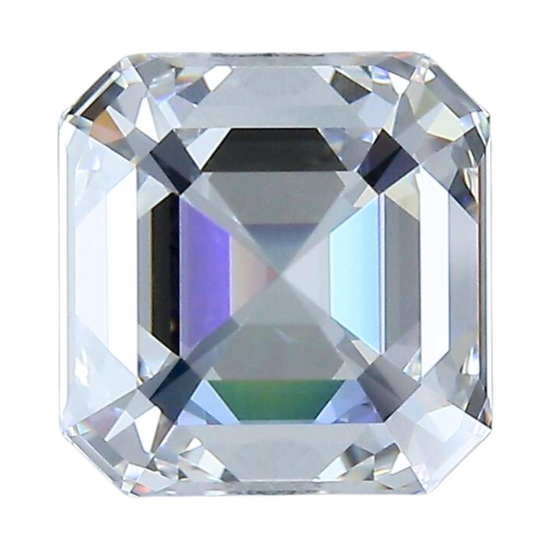 Women's Majestic 3.02ct Ideal Cut Square Diamond - GIA Certified For Sale