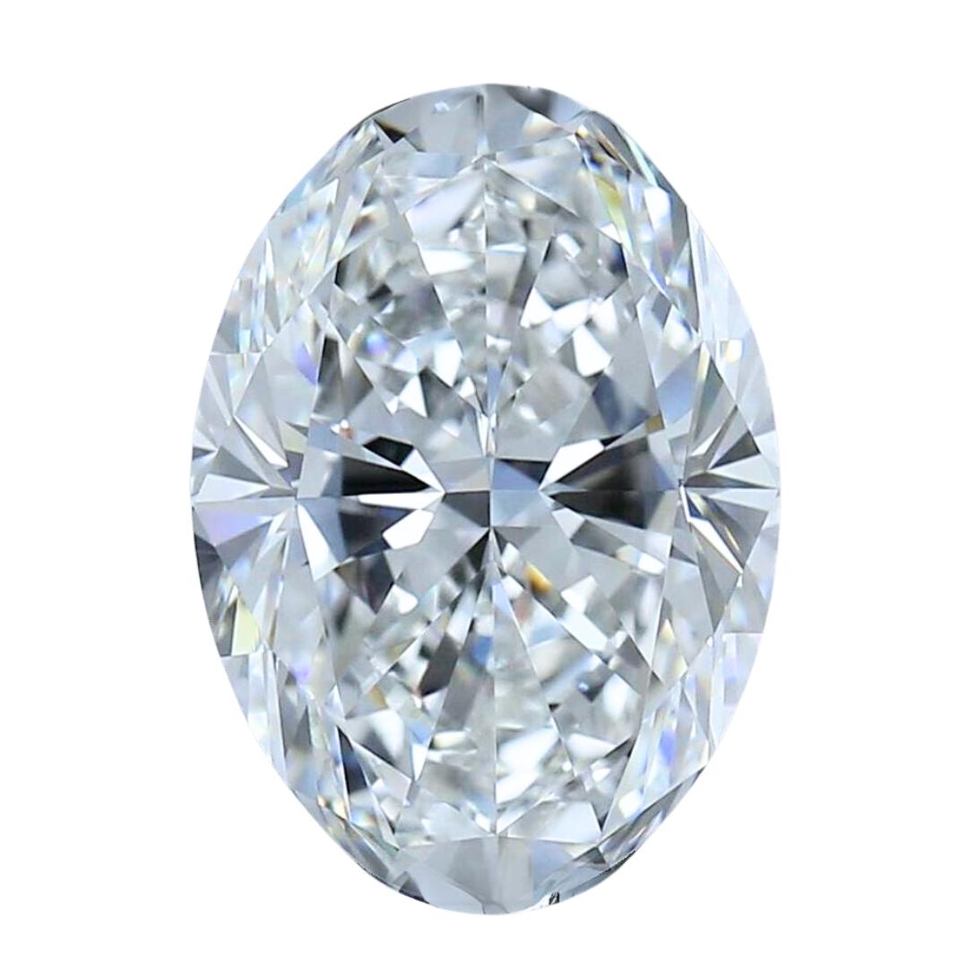 Majestic 5.02ct Ideal Cut Oval-Shaped Diamond - GIA Certified For Sale 2